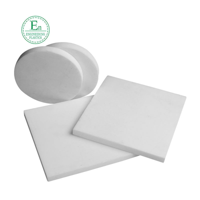 Forme adaptée aux besoins du client par plat blanc auto-lubrifiant de feuille de PTFE